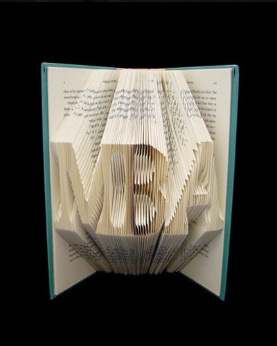 folded book gift