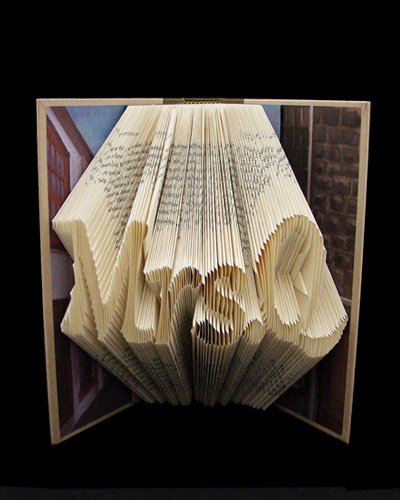 folded book pages